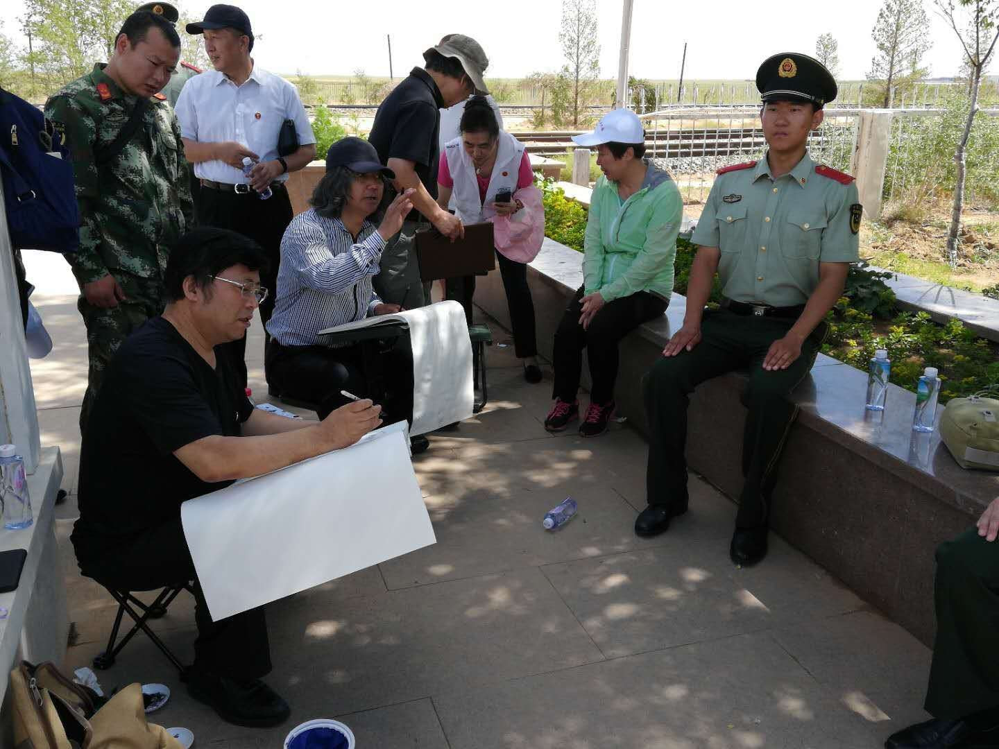 全国政协委员采风写生团走进内蒙——山东画院院长孔维克应邀参加活动
