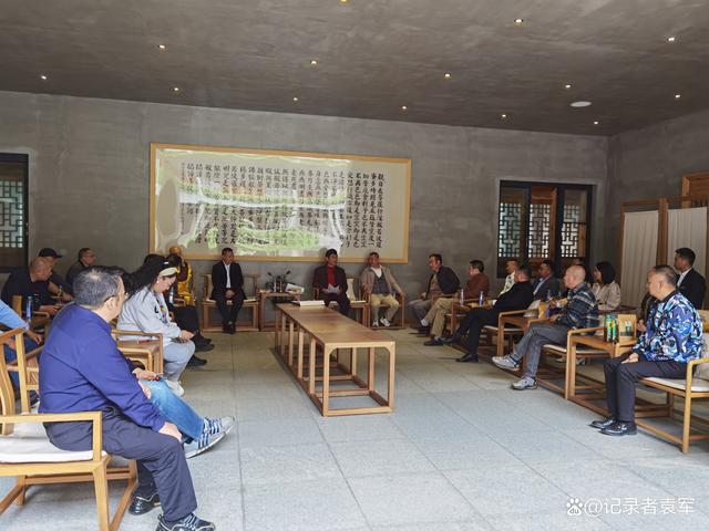 四川省通俗文艺研究会“文企结合走基层 互帮互助谋发展”(2)走进蒲江石象寺