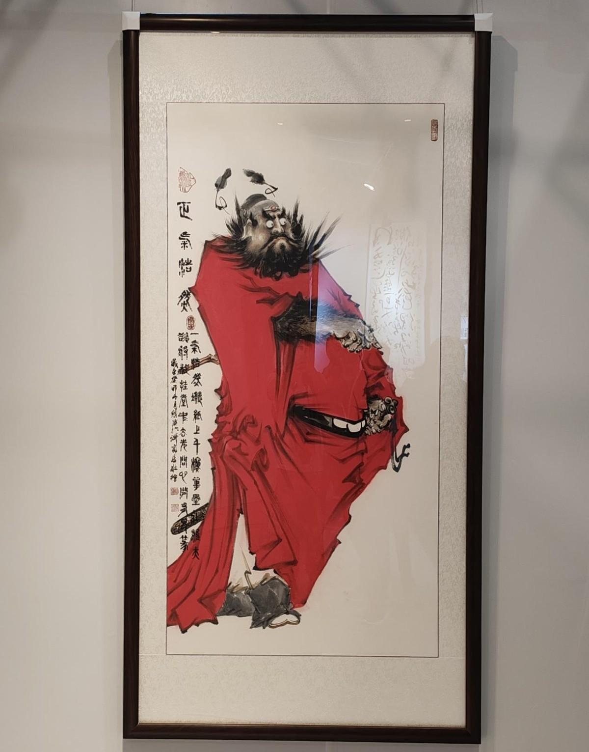 第28届广州国际艺术博览会举行 曾镇溪钟馗系列国画作品亮相