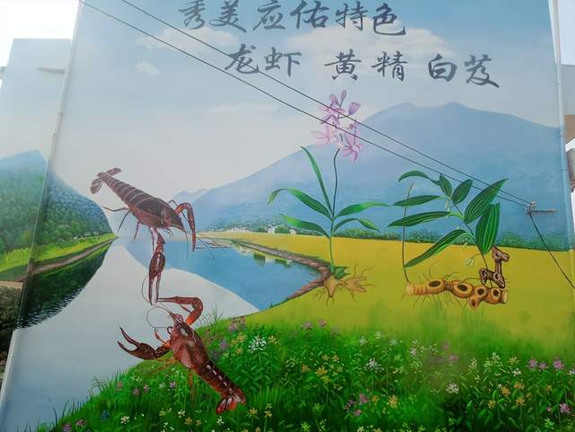 武穴市梅川镇：“木工”卢野墙绘作品惊艳大江南北