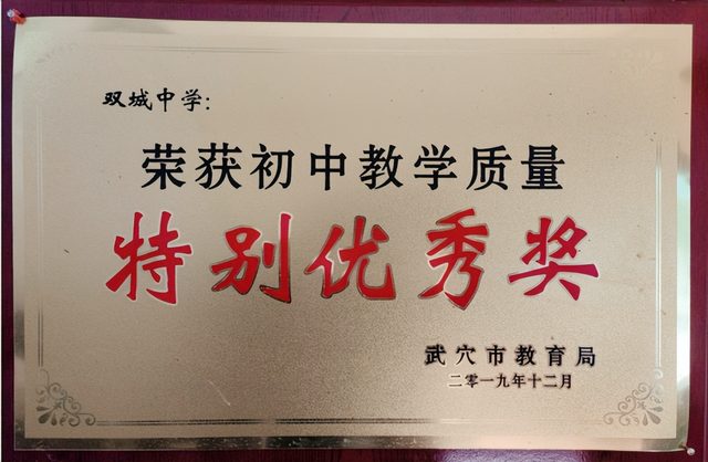 优秀奖,诠释激情与坚守——访武穴市第五实验中学双城校区校长胡乘刚