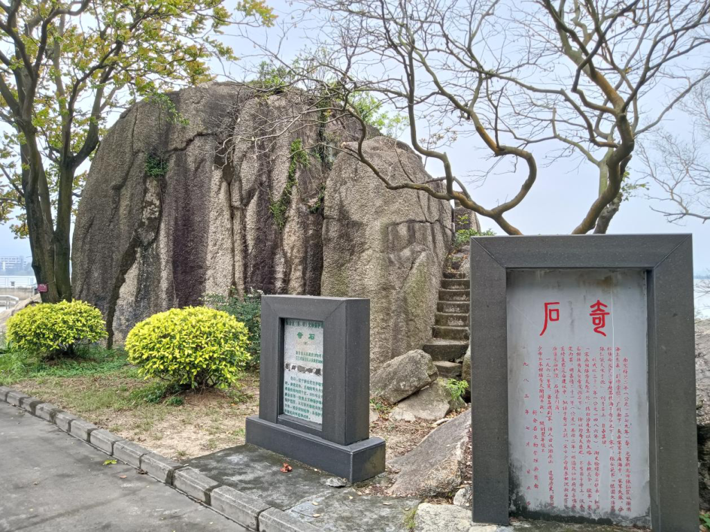「侨乡风物」银洲湖畔访奇石